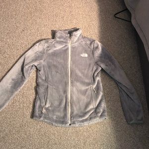 North Face Osito Full Zip Jacket (grey)
